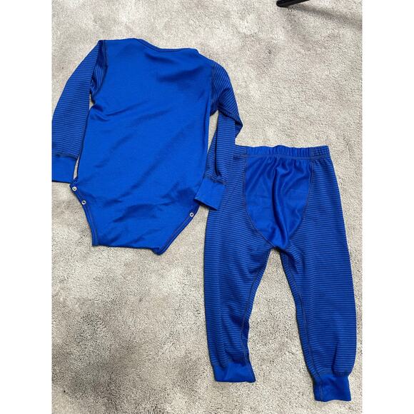 Patagonia Capilene Base Layer One Piece and Pants Size 3T Blue - Picture 4 of 7